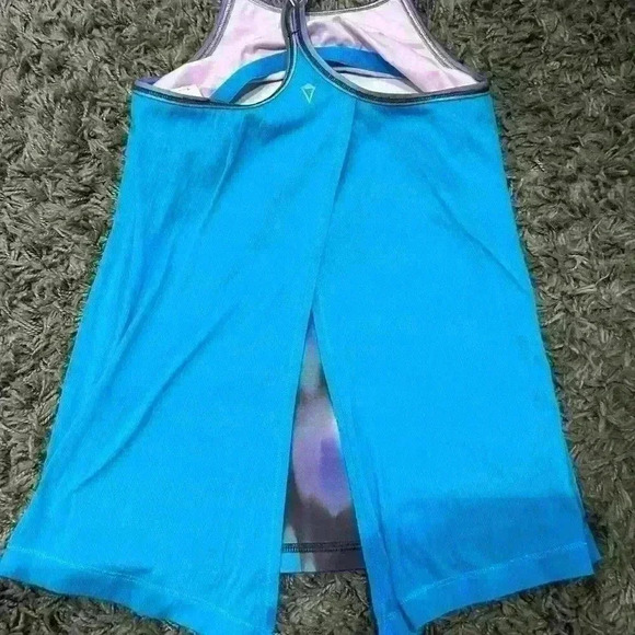 Ivivva By Lululemon Girls Double Dutch Athletic Tank Top and Open Back Tank Sz 8 - Picture 4 of 6